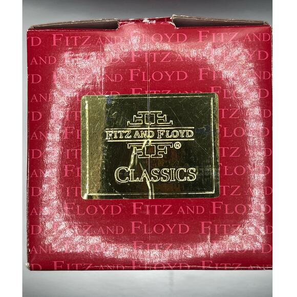 Fitz and Floyd Vintage Blown Glass Ornament LODGE RABBIT In Box - Picture 9 of 10